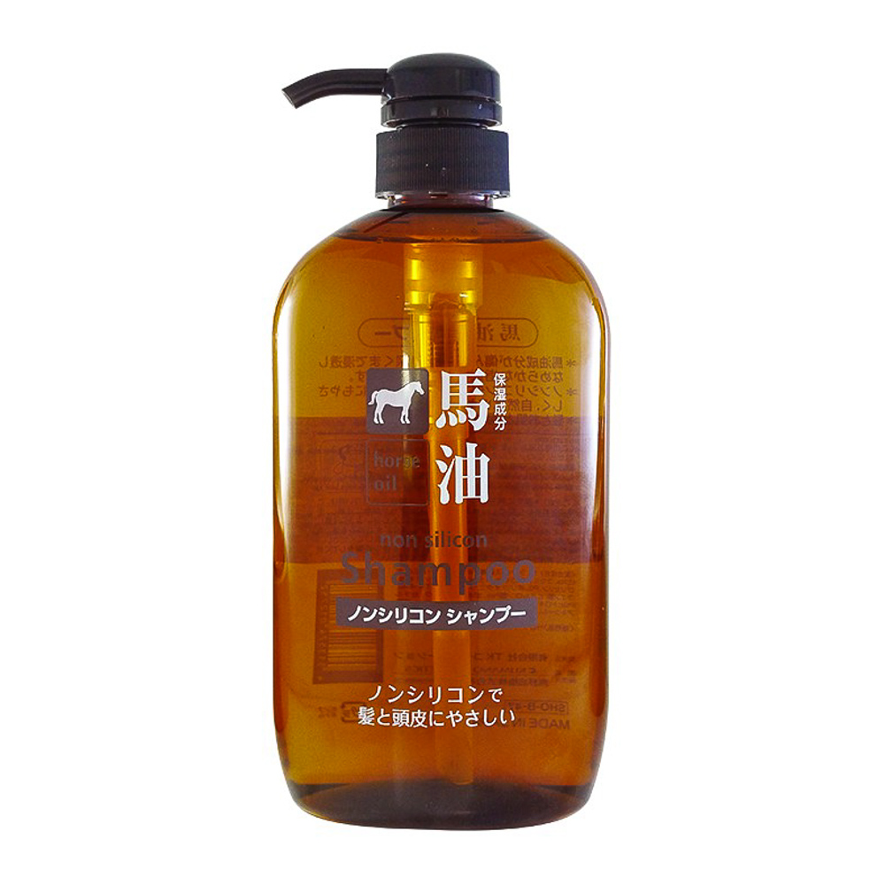 Dầu gội mỡ ngựa Kumano Horse Oil Natural Hair 600ml