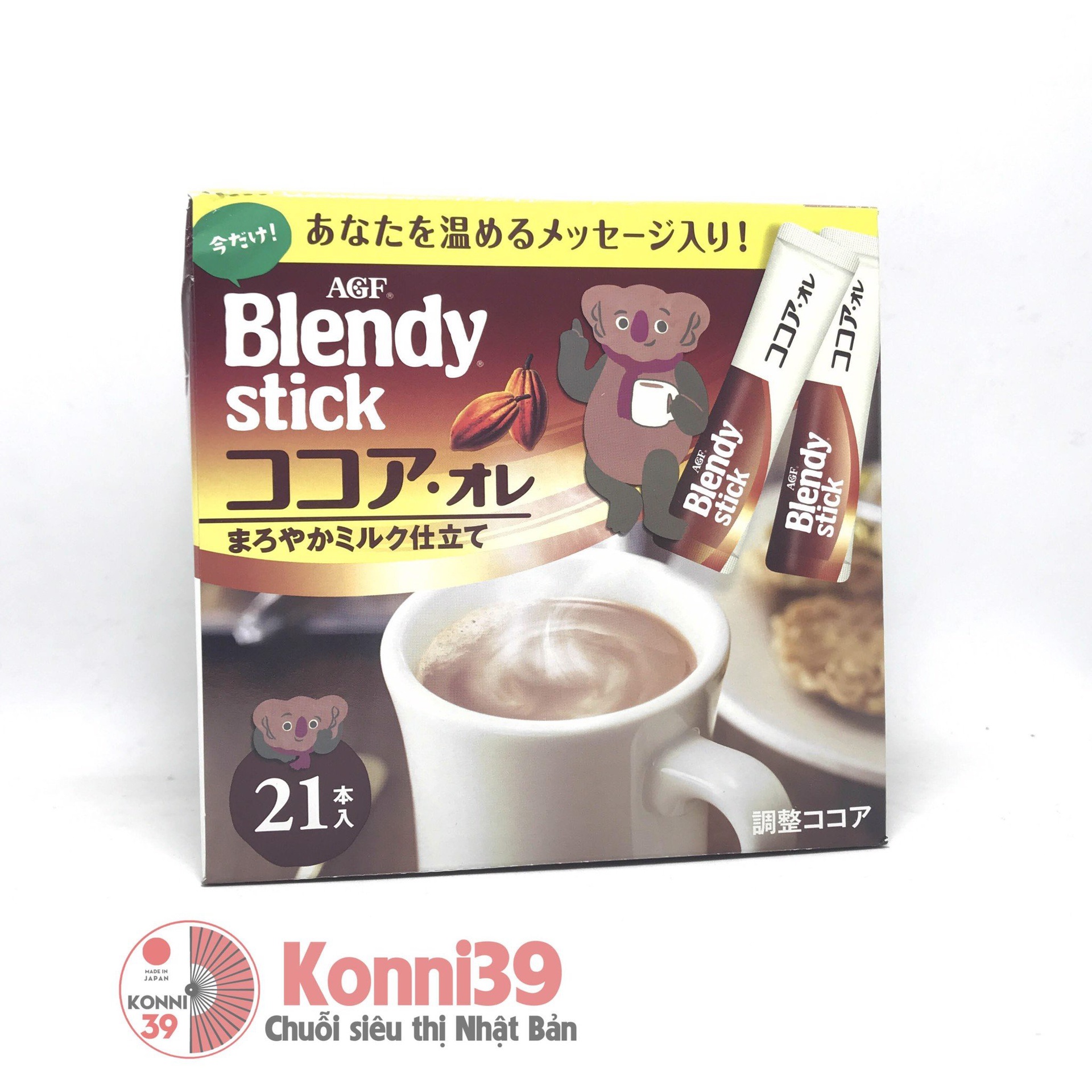 Cacao Blendy hòa tan hộp 21 gói