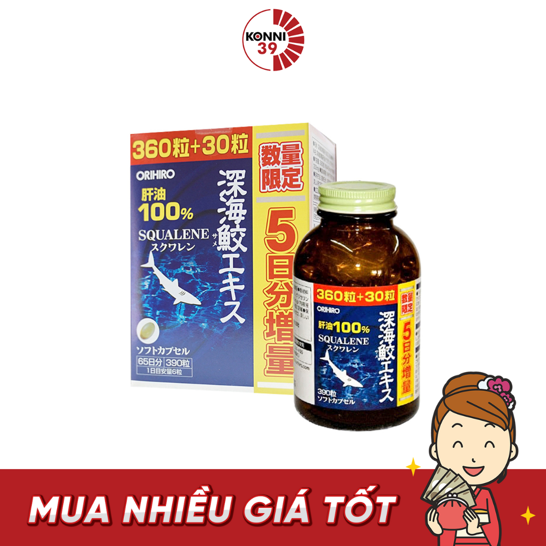 Viên uống sụn vi cá mập Orihio 390 viên