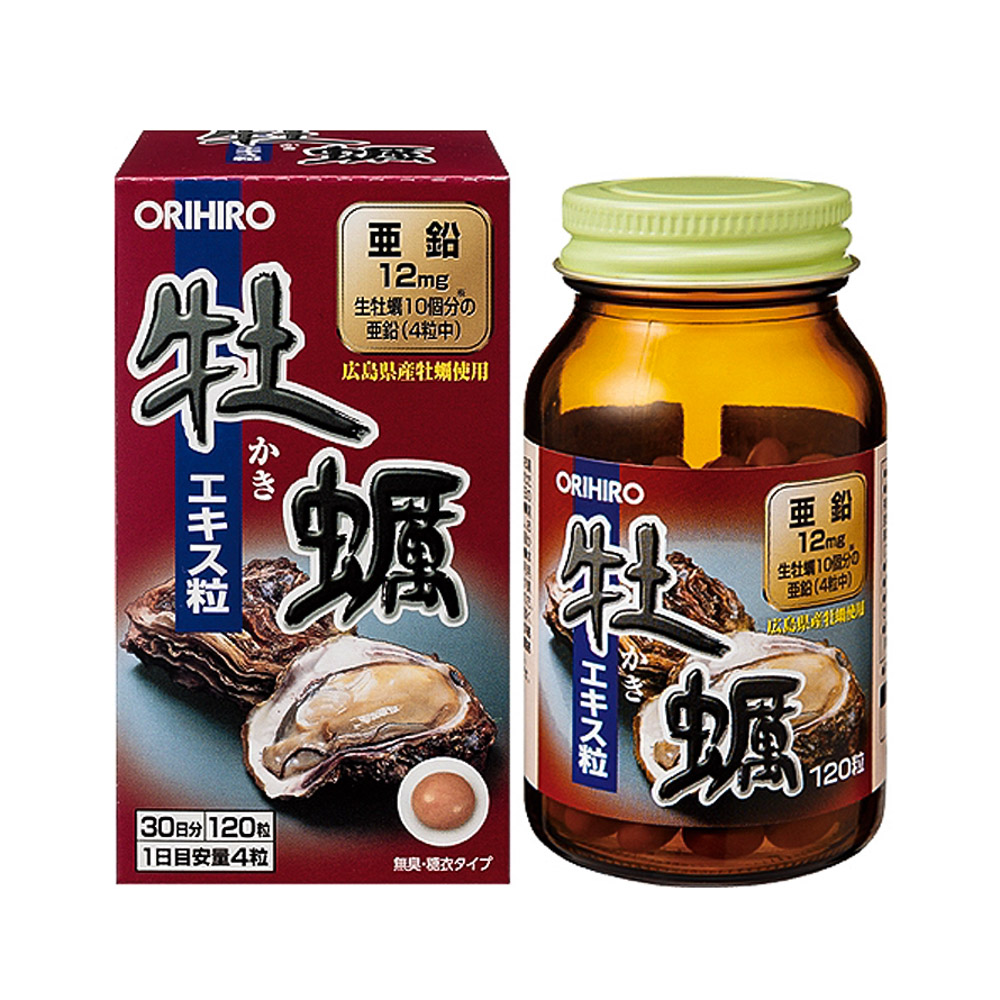 Viên uống hỗ trợ tăng cường sinh lí Orihiro chiết xuất tinh chất hàu tươi 120 viên