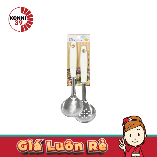 Bộ muôi inox set 2 20x6cm -p10