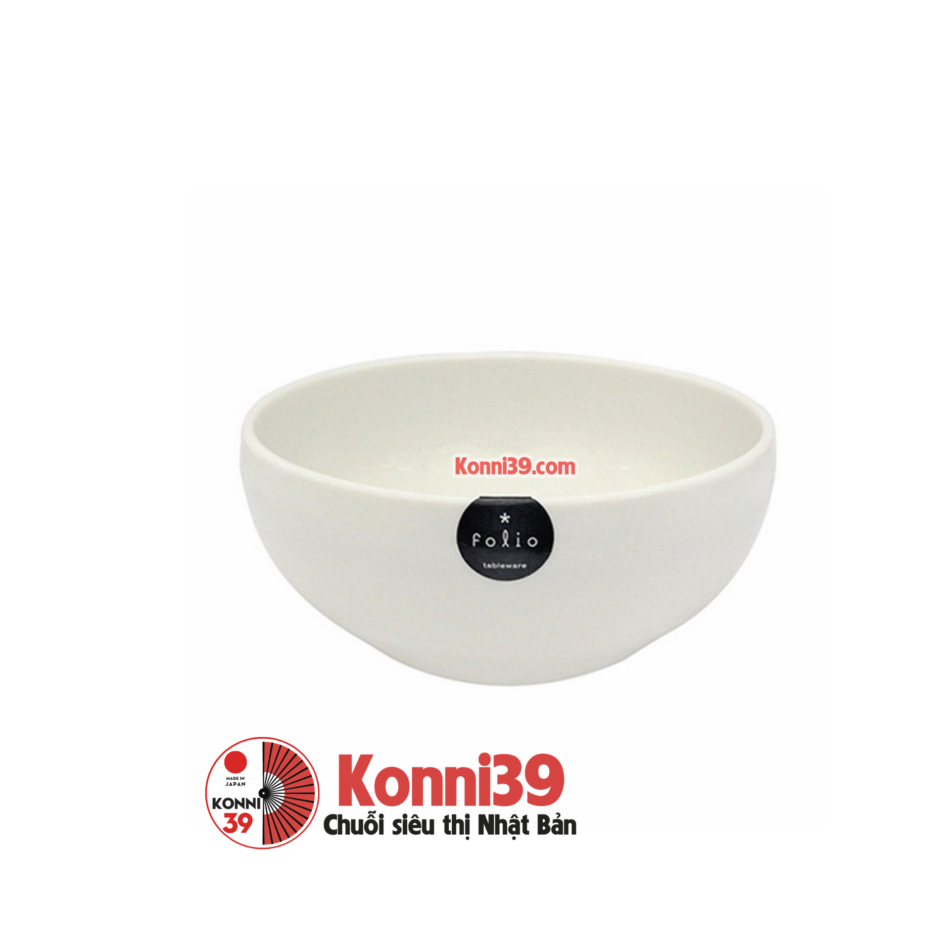 Bát 415ml INOMATA (trắng)-Chuỗi siêu thị Nhật Bản - MADE IN JAPAN Konni39 tại Việt Nam