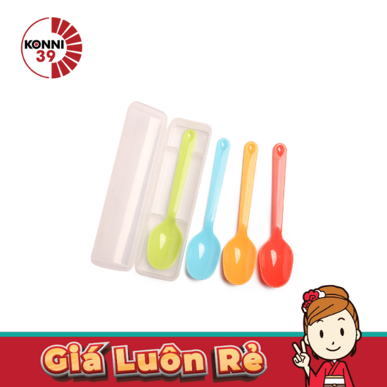 Thìa nhựa set4 INOMATA-Chuỗi siêu thị Nhật Bản - MADE IN JAPAN Konni39 tại Việt Nam