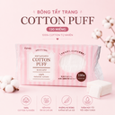 Bông tẩy trang Cotton Puff 130 miếng 