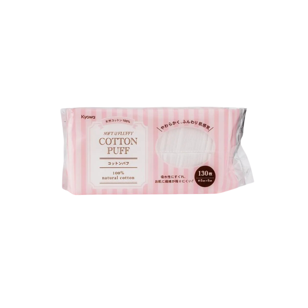 Bông tẩy trang Cotton Puff 130 miếng -p20-Hàng Nhật đồng giá Konni39