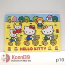 Miếng chải bàn tập tô HelloKitty