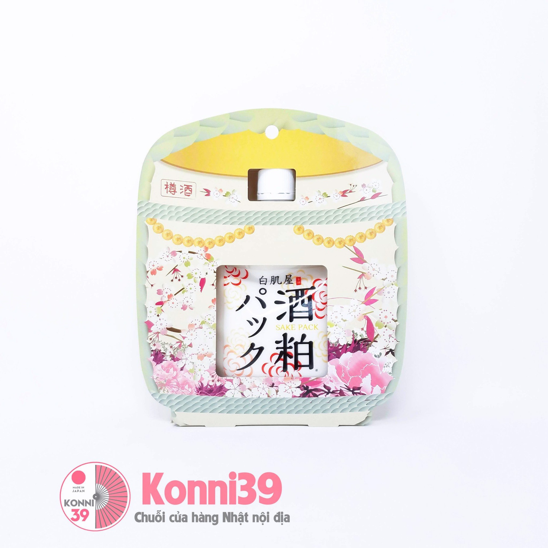 Mặt nạ Sake Kasu Face ủ trắng bã rượu 120g