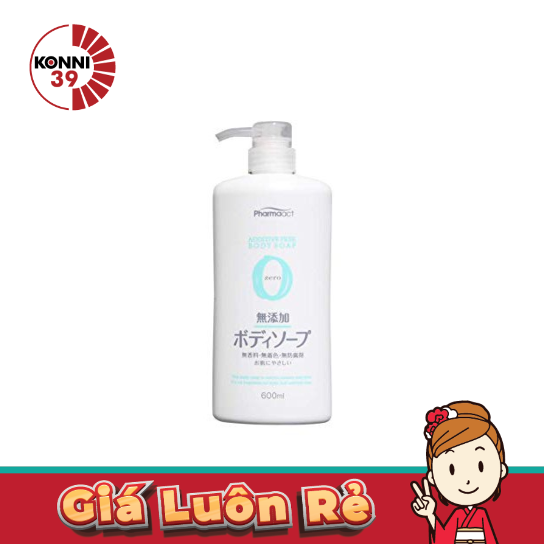 Sữa tắm Pharmaact 100% chiết xuất thảo mộc tự nhiên 600ml