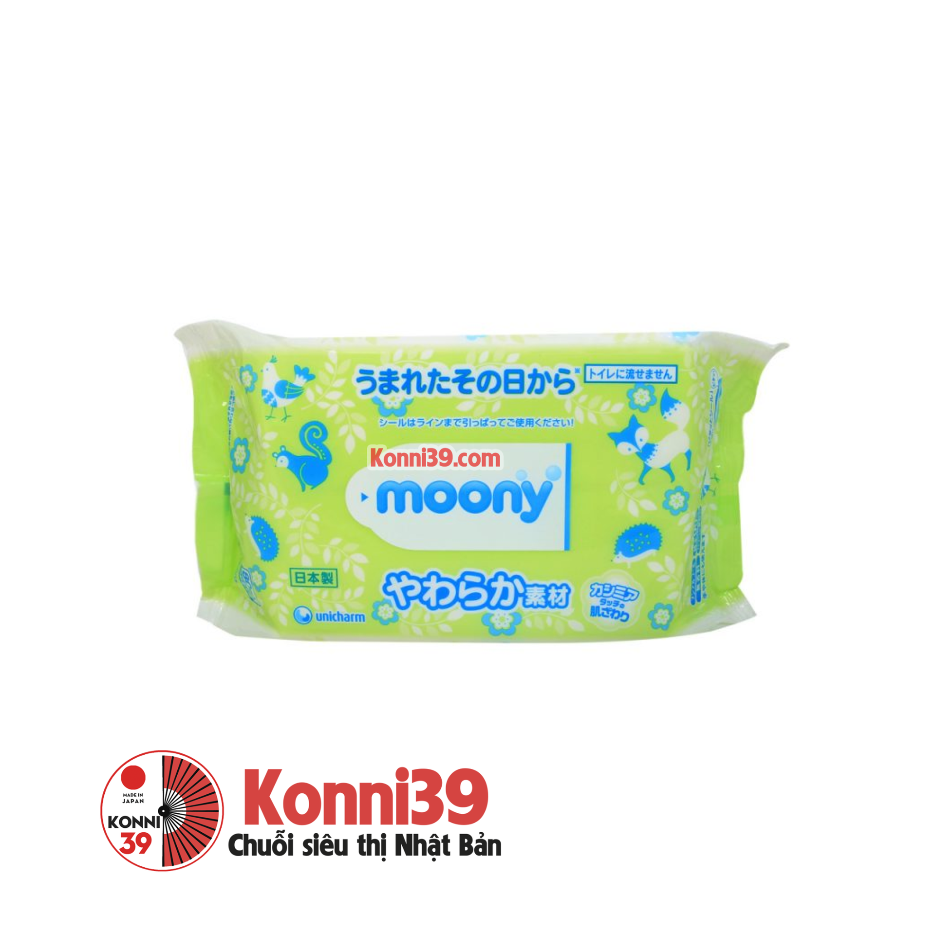 Giấy ướt Moony 80  tờ