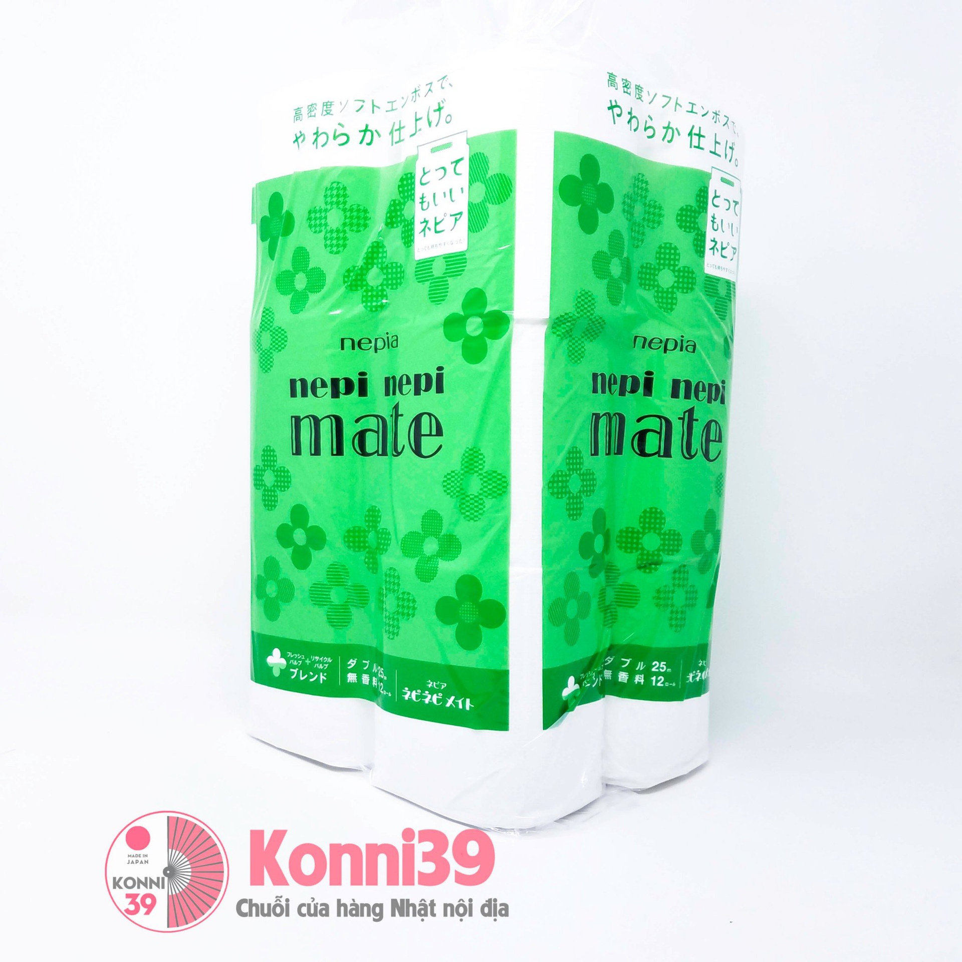 Giấy vệ sinh Nepia Nepi Nepi Mate 12 cuộn