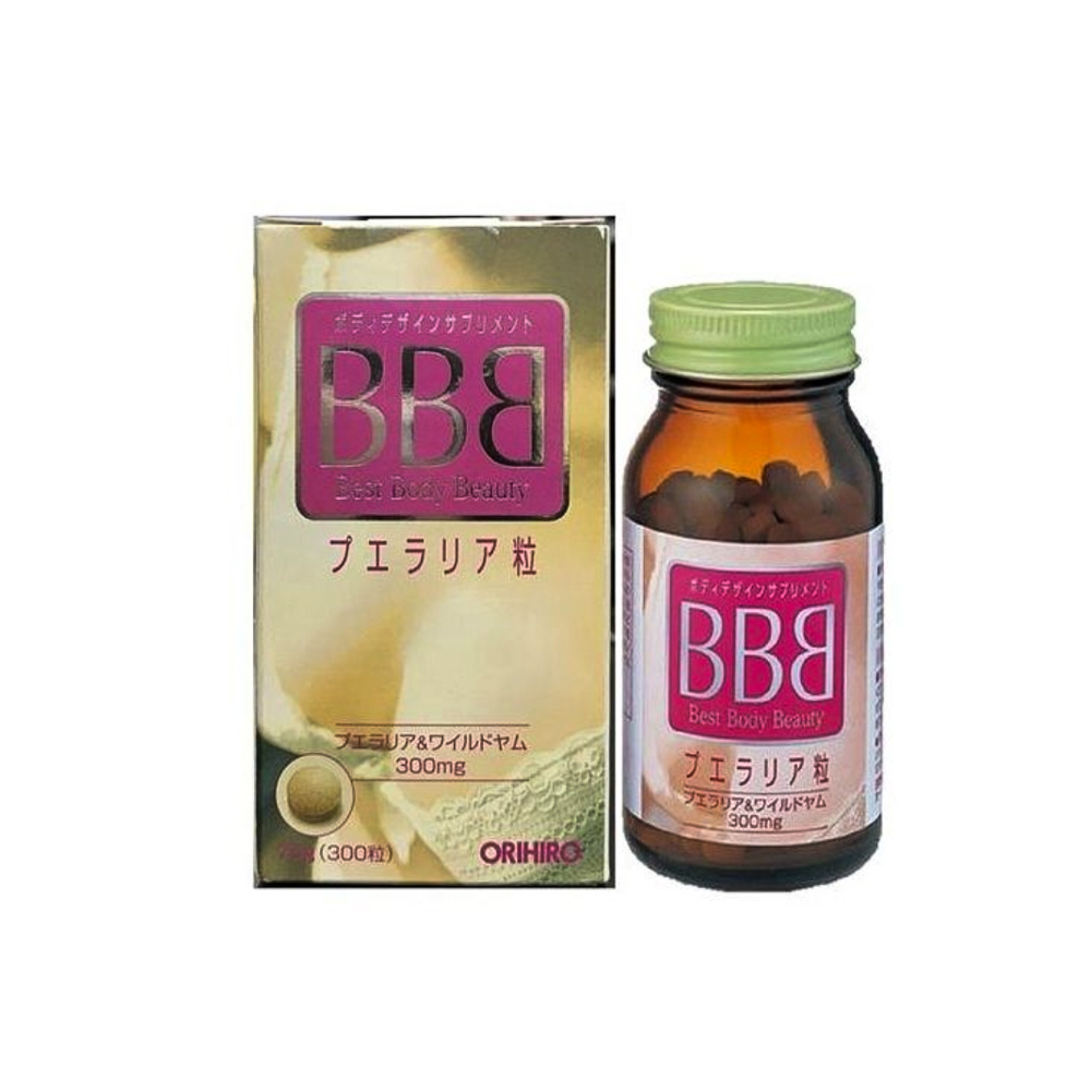 Viên uống nở ngực Orihiro BBB Best Body Beauty 300 viên