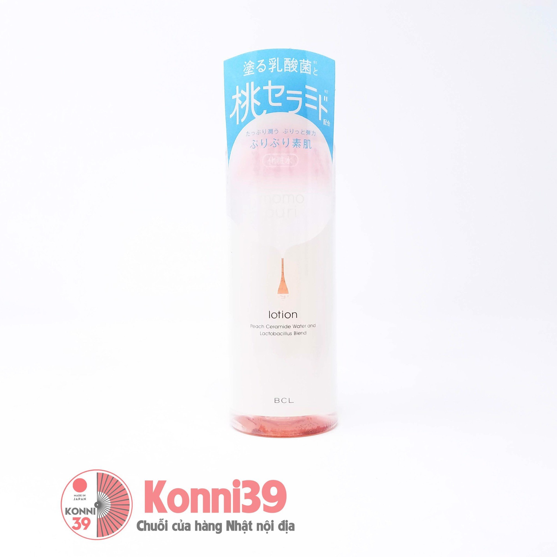 Nước hoa hồng BCL Ceramide quả đào Momo Puri dưỡng bảo vệ da khỏe mịn 200ml