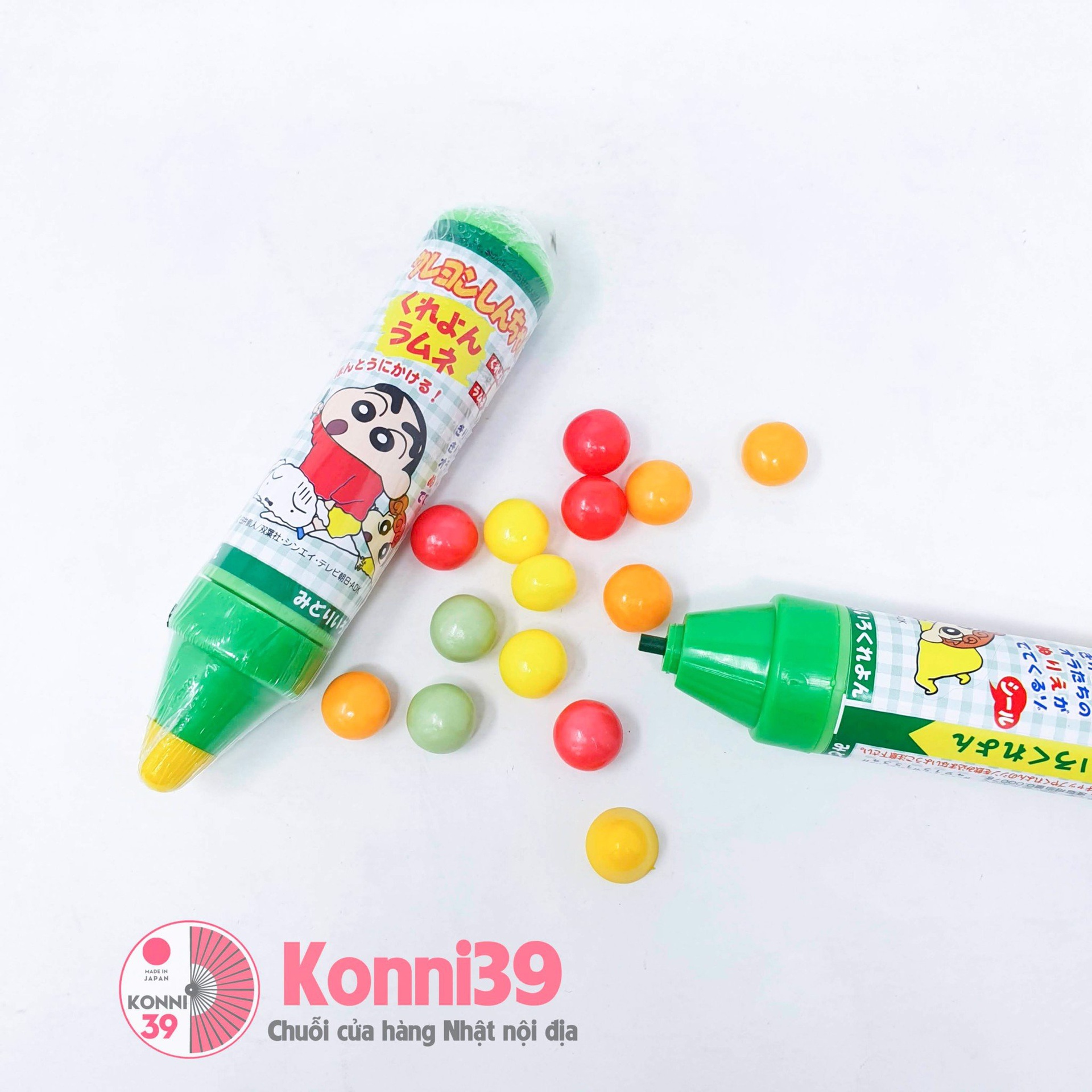 Kẹo bút chì màu Shin-chan nhiều vị 14g