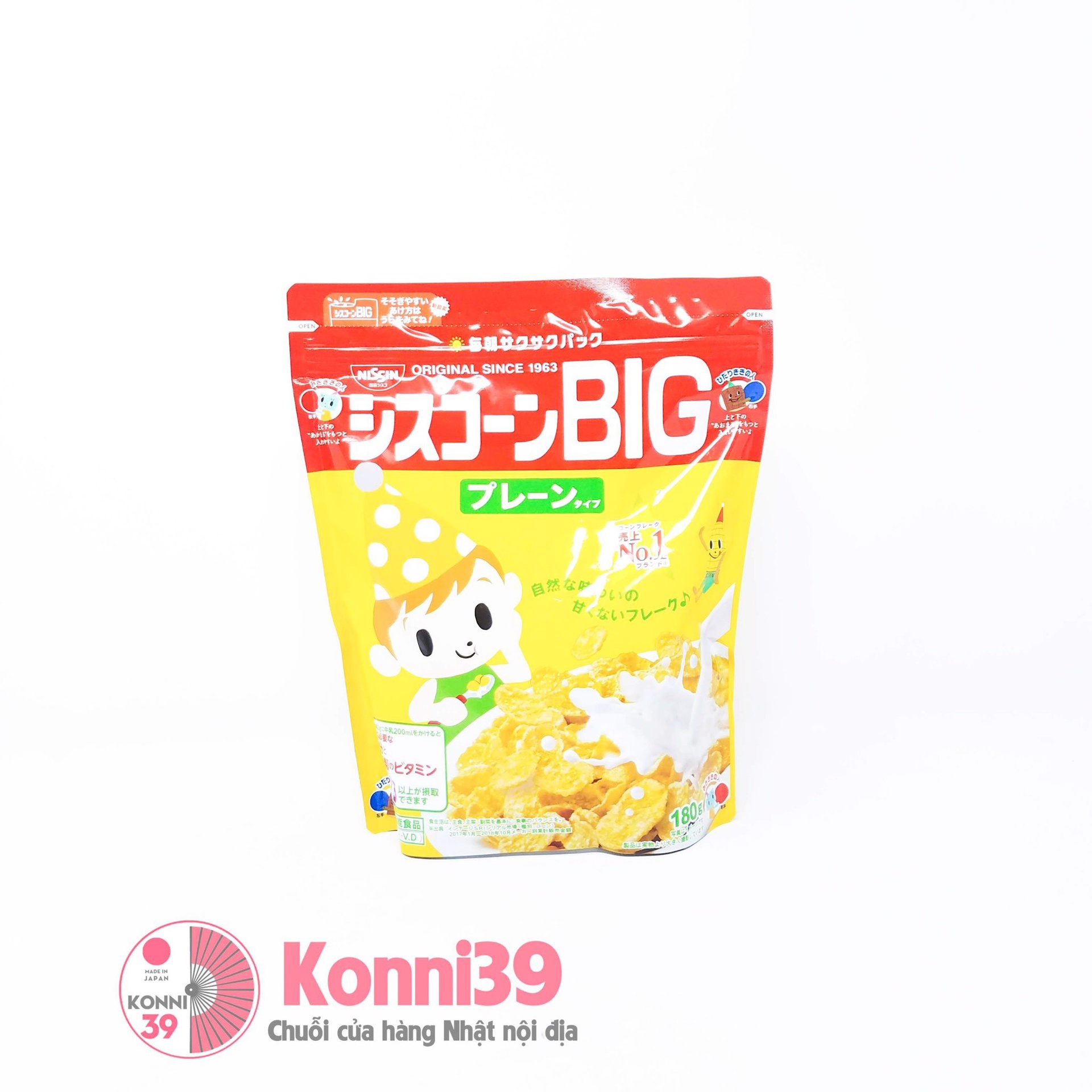 Ngũ cốc Nissin Big gói 180g - vị ngô