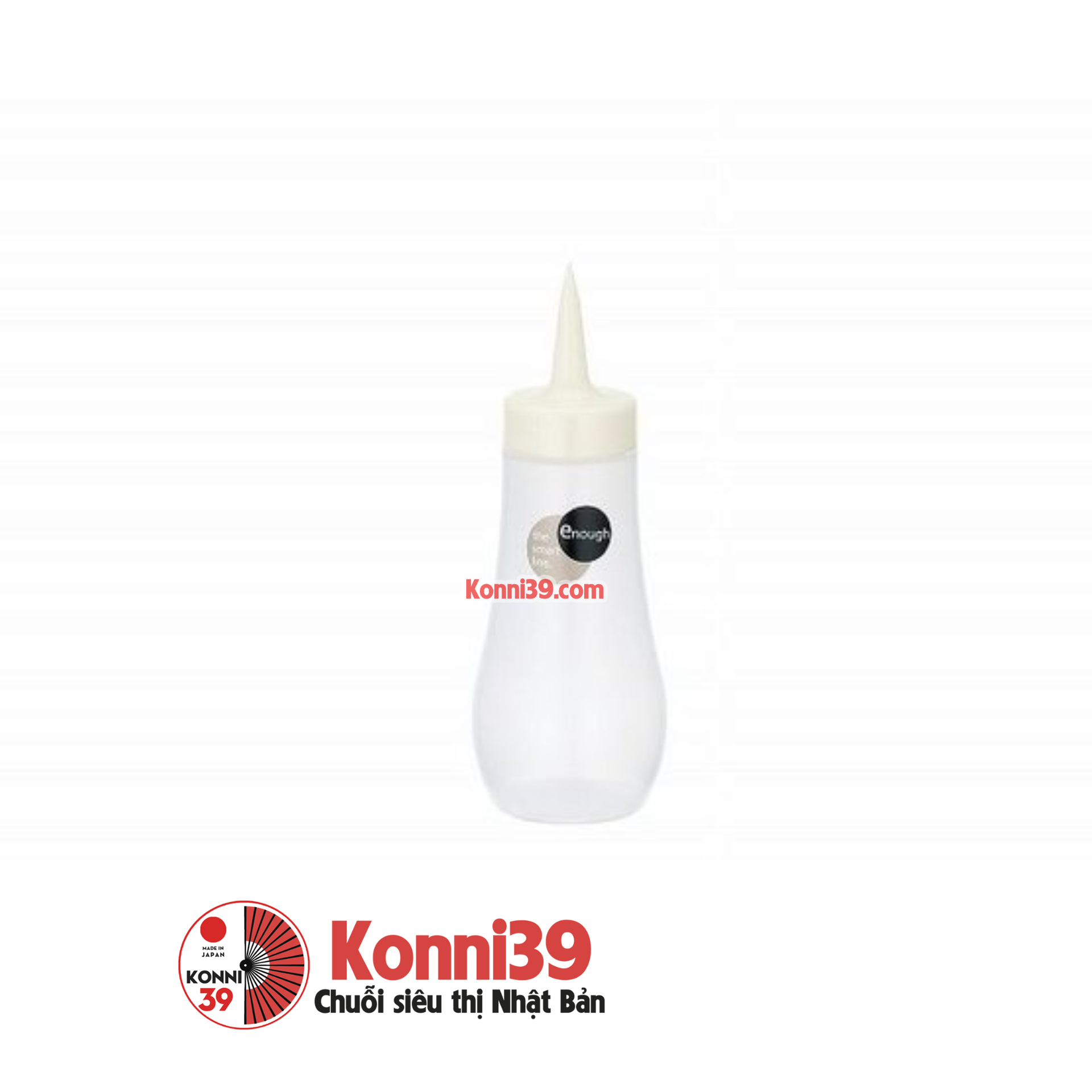 Bình rót nước sốt cỡ nhỏ Inomata nắp trắng 250ml