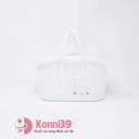 Giỏ xách đa năng có quai Inomata - trắng