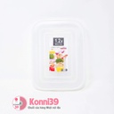 Hộp nhựa Yamada thực phẩm 1.2L - trắng
