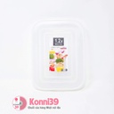 Hộp nhựa Yamada thực phẩm 1.2L - trắng