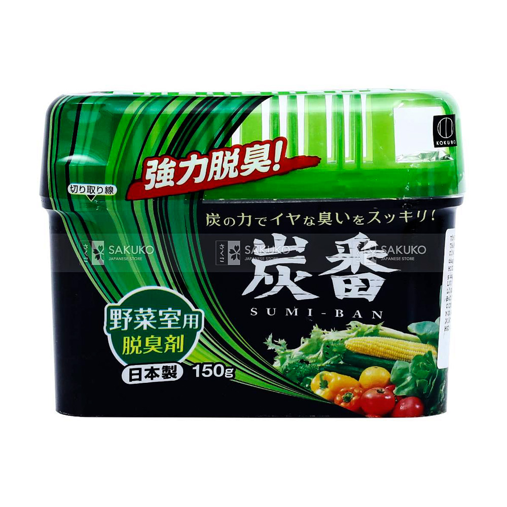 Hộp khử mùi tủ lạnh ngăn rau Sumiban 150g 12х10х4cm