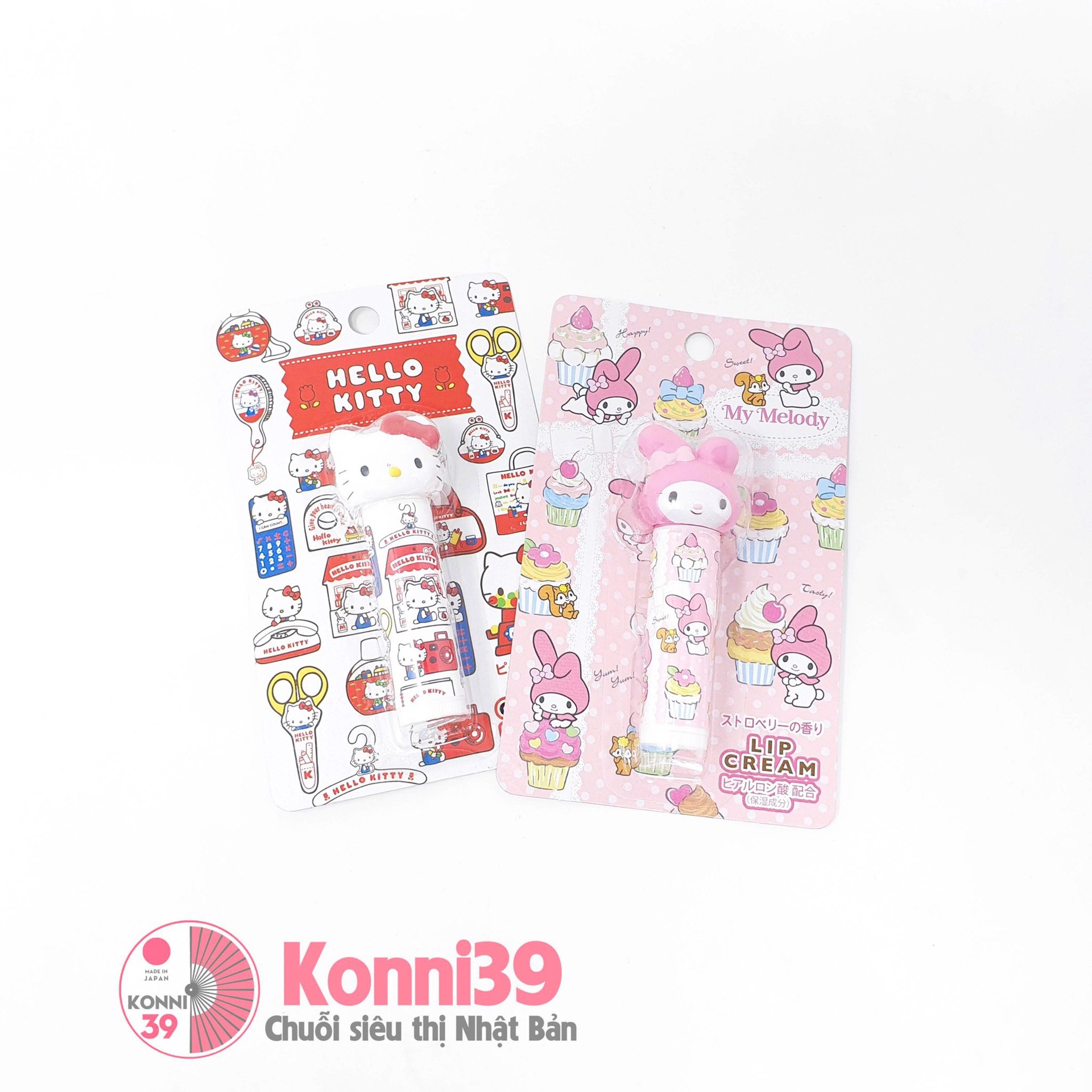 Son dưỡng môi Sanrio Hello Kitty hương đào 4g