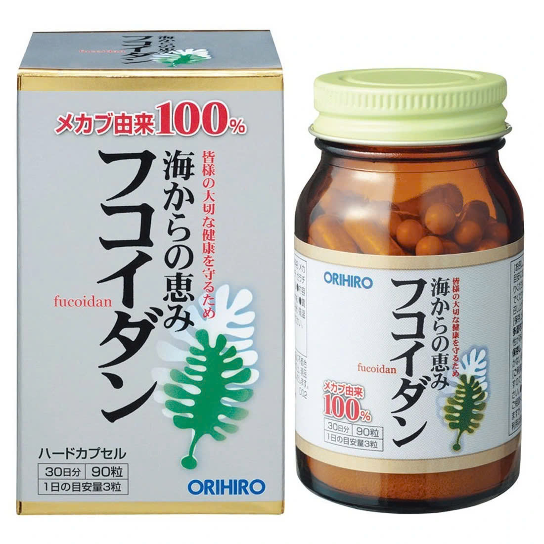 Viên uống tảo chống ung thư Fucoidan Orihiro 90 viên