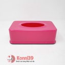 Hộp đựng giấy ăn Inomata - màu hồng
