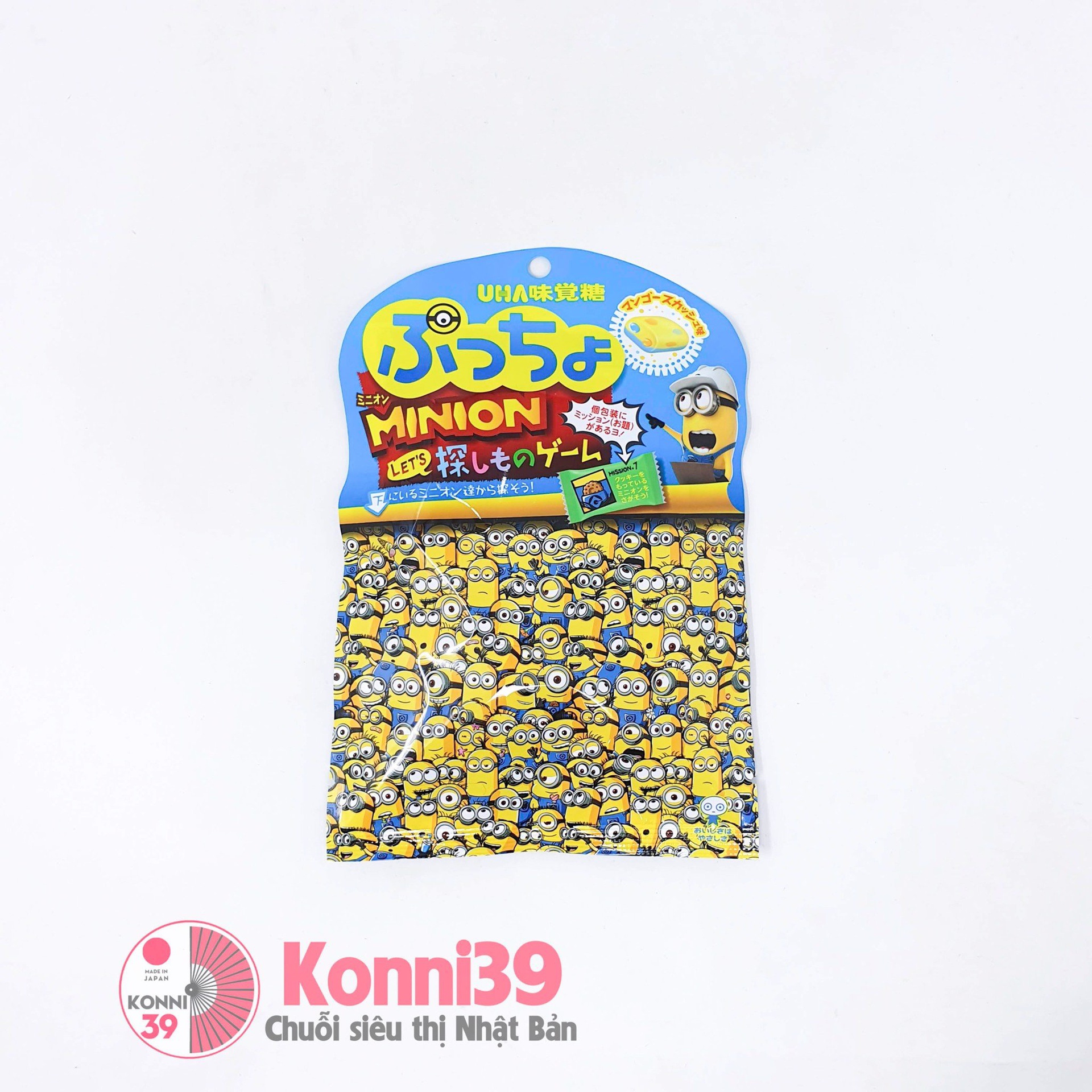 Kẹo UHA Puccho hình Minion 67g