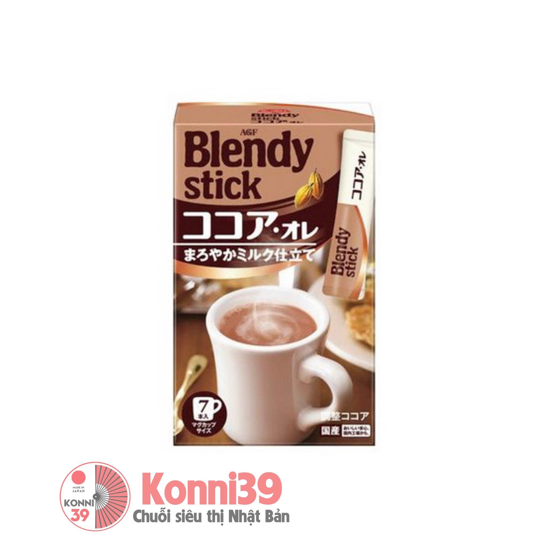 Cacao AFG Blendy Stick hòa tan hộp 7 gói