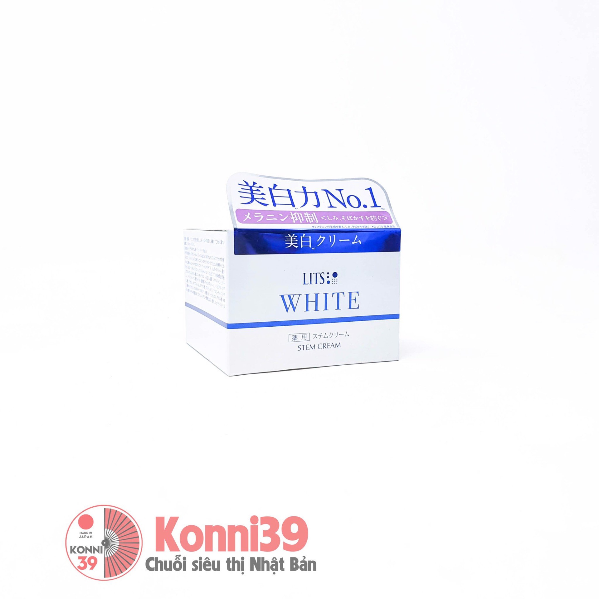 Kem dưỡng ẩm trắng da LITS White Stem Cream 30g