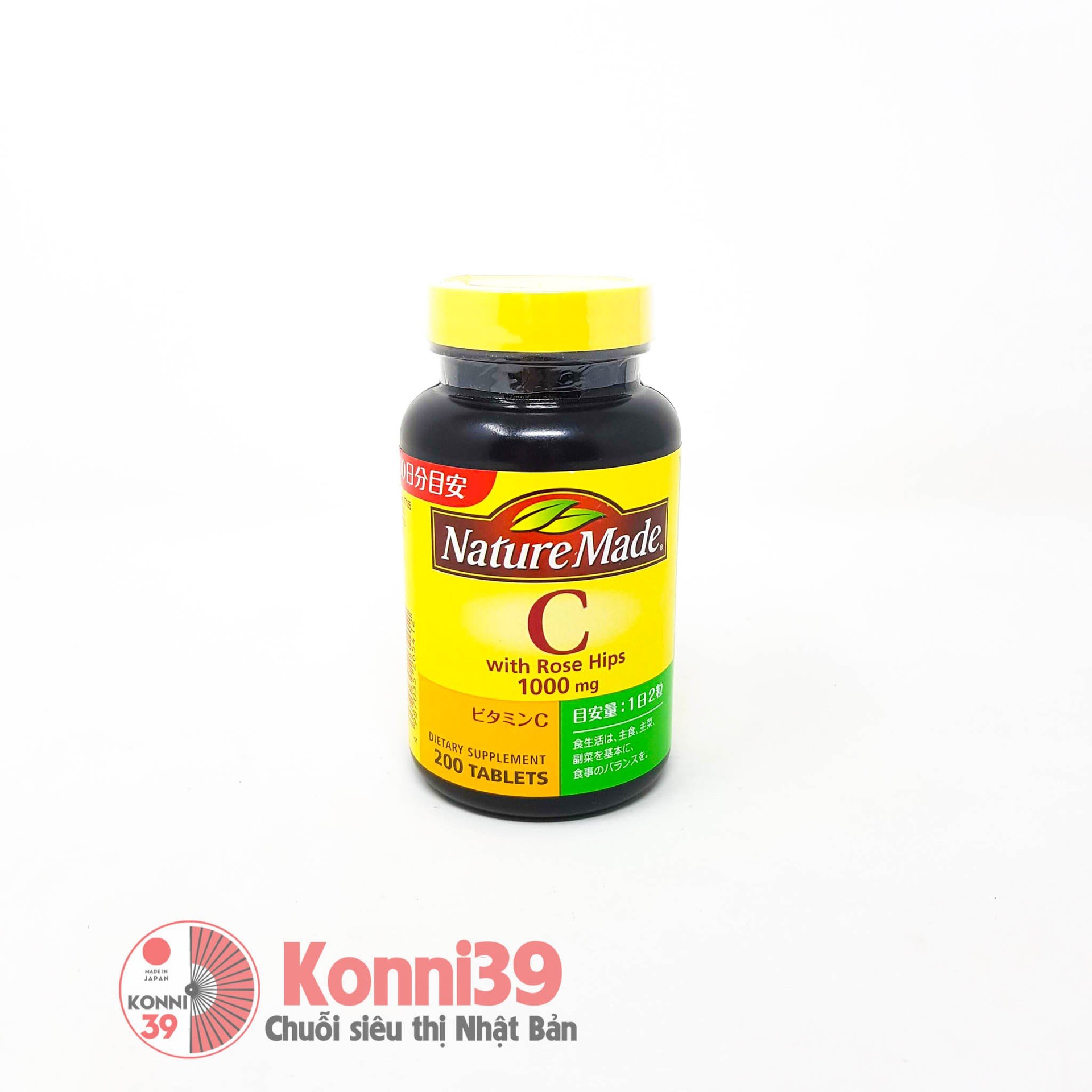 Viên uống bổ sung Vitamin C Nature Made 200 viên