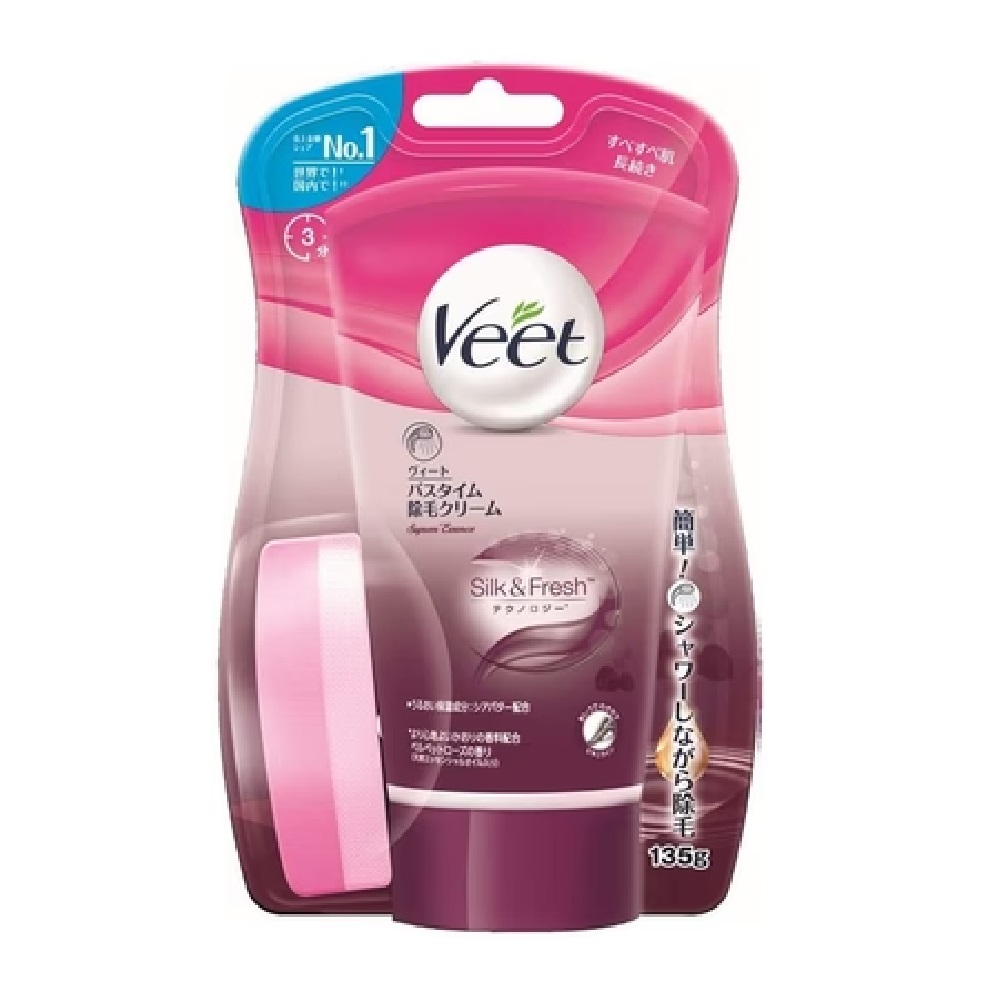 Kem tẩy lông Veet mùi hoa hồng 135g