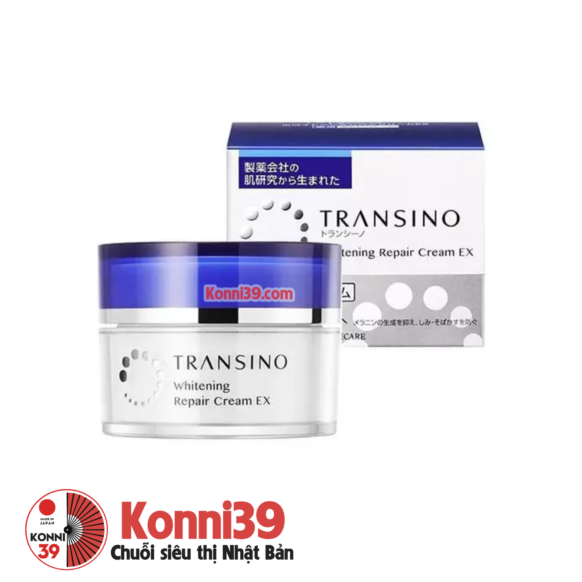 Kem dưỡng ẩm Transino Whitening Repair Cream EX trị nám trắng da 35g