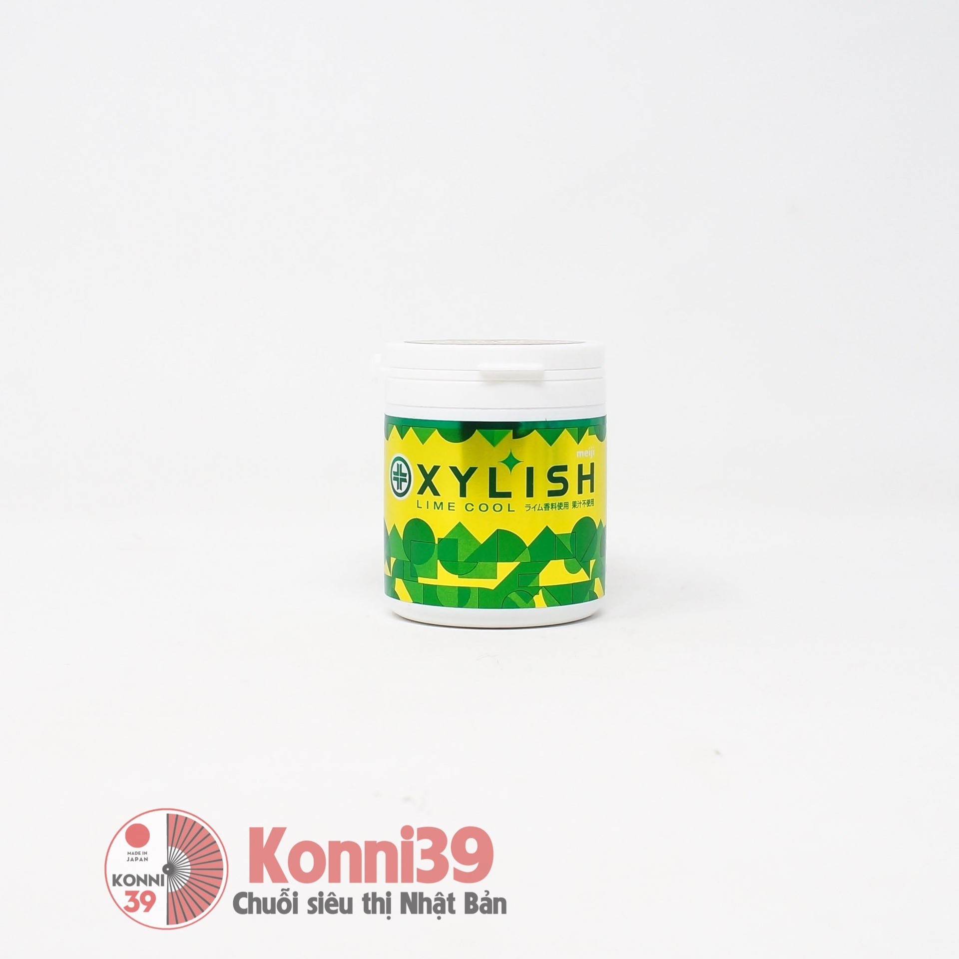 Kẹo cao su Meiji Xylish 94g - Lime Cool ít đường