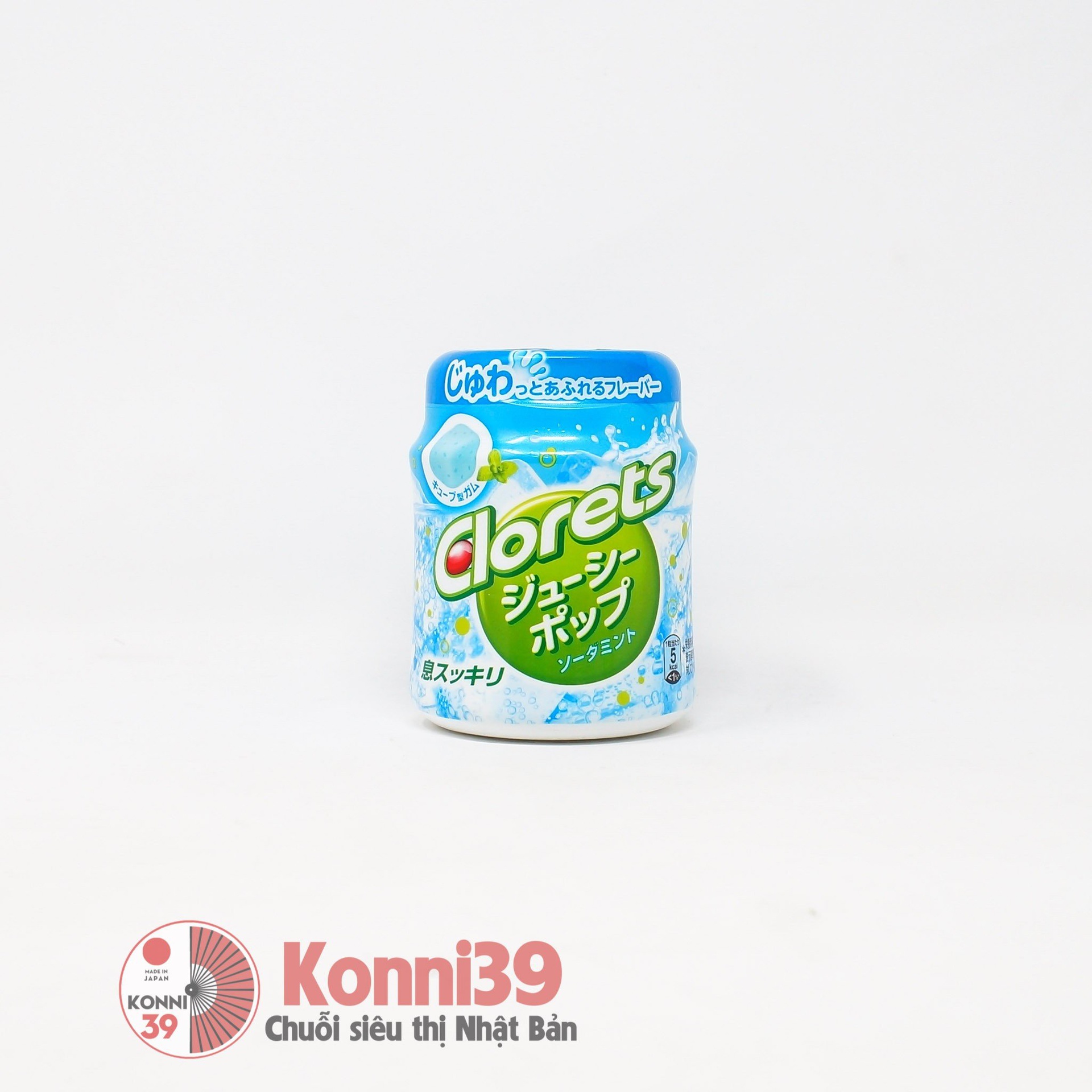 Kẹo cao su Clorets bạc hà 140g - Soda Mint
