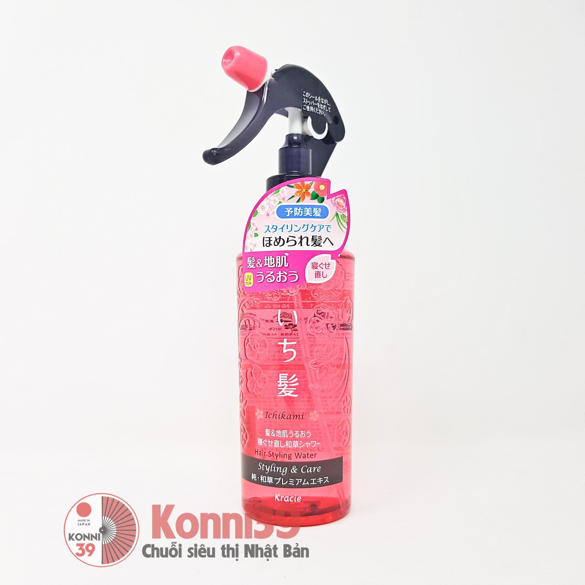 Xịt dưỡng tóc Kracie Ichikami Care and Style 200ml