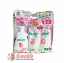 Set 3 sữa tắm Naive chai 530ml kèm 2 túi refill (380ml+380ml)