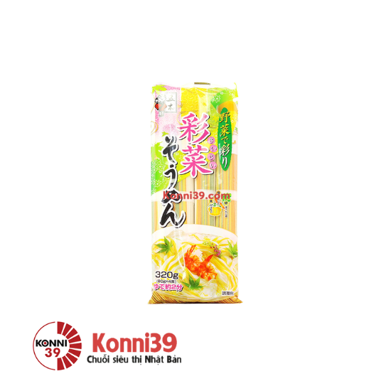 Mì somen sắc màu Itsuki (Itsuki Saisai Somen noodle), size 320g