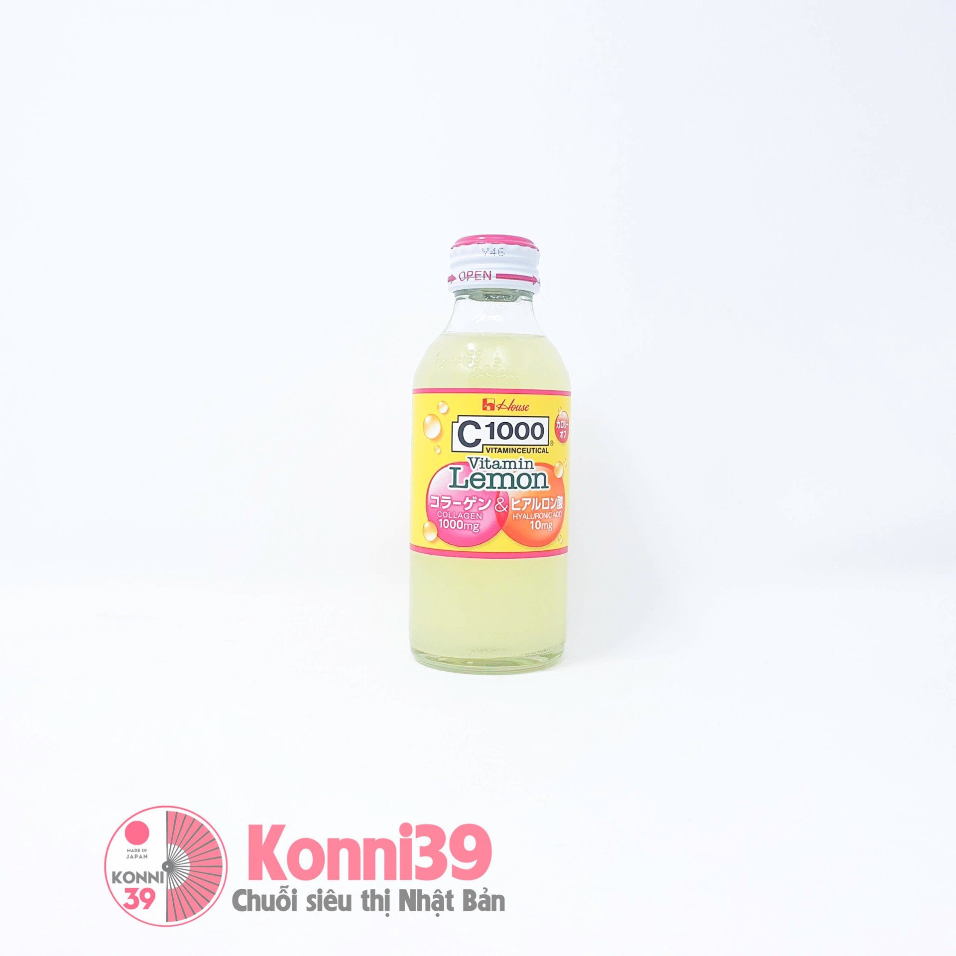 Nước uống bổ sung Vitamin Lemon Collagen Hyaluronic C House 1000mg 140ml