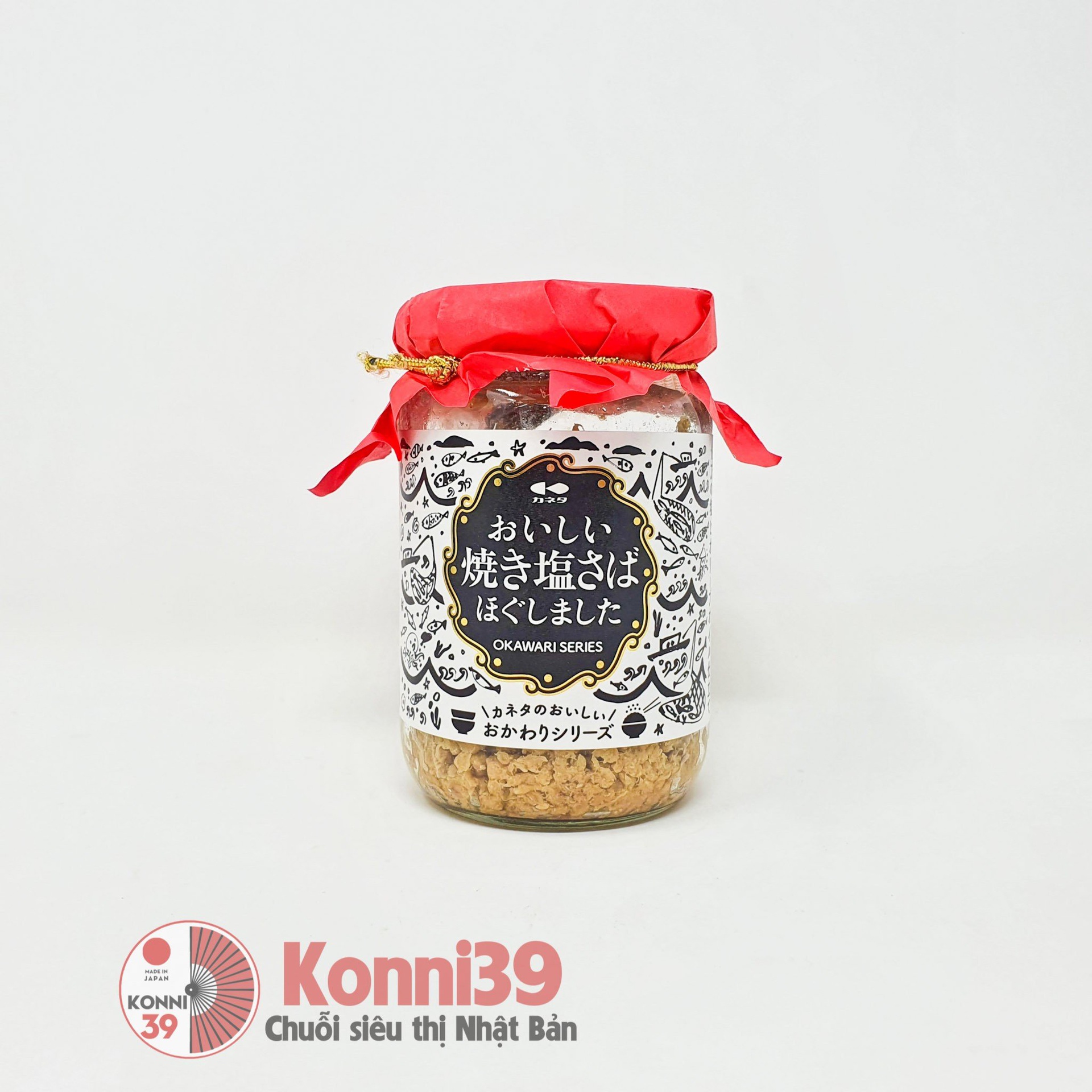 Ruốc cá Kaneta Okawari saba nướng muối 120g