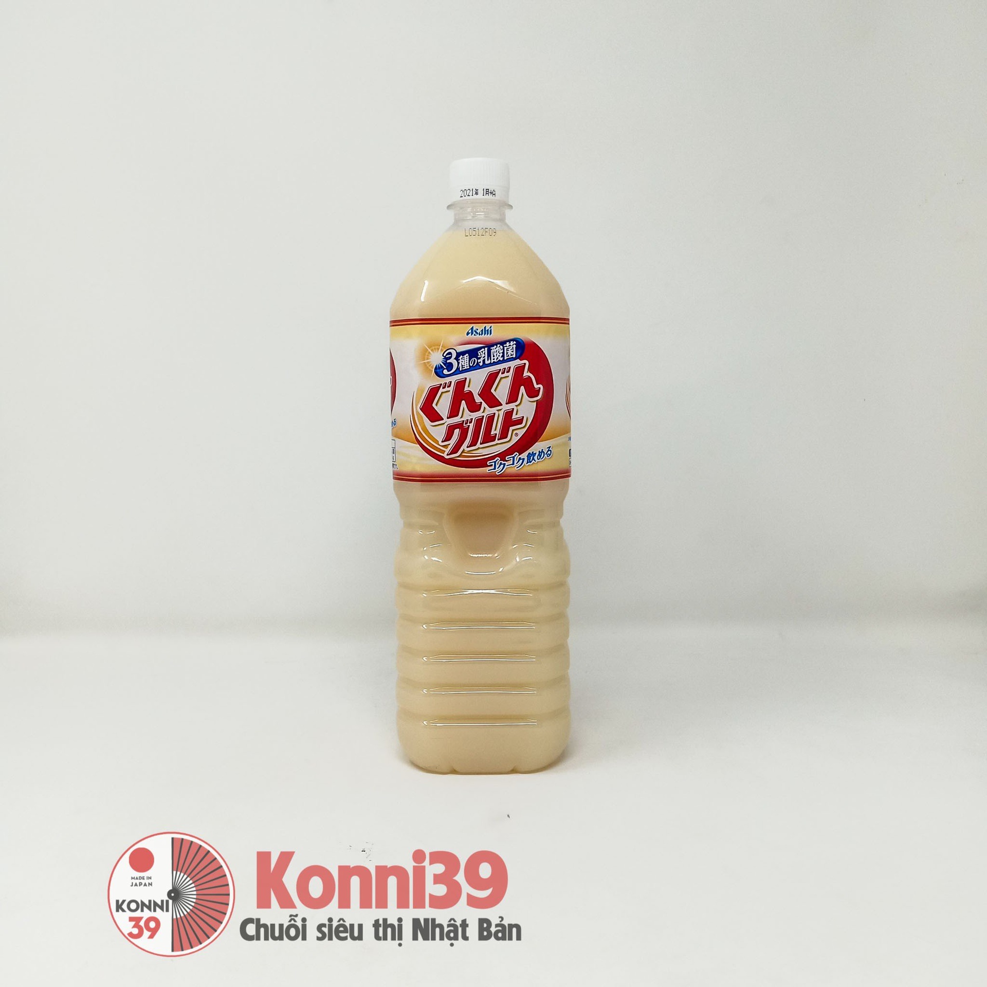 Nước uống sữa chua Asahi Calpis Gungun Guruto bổ sung lợi khuẩn 1.5L