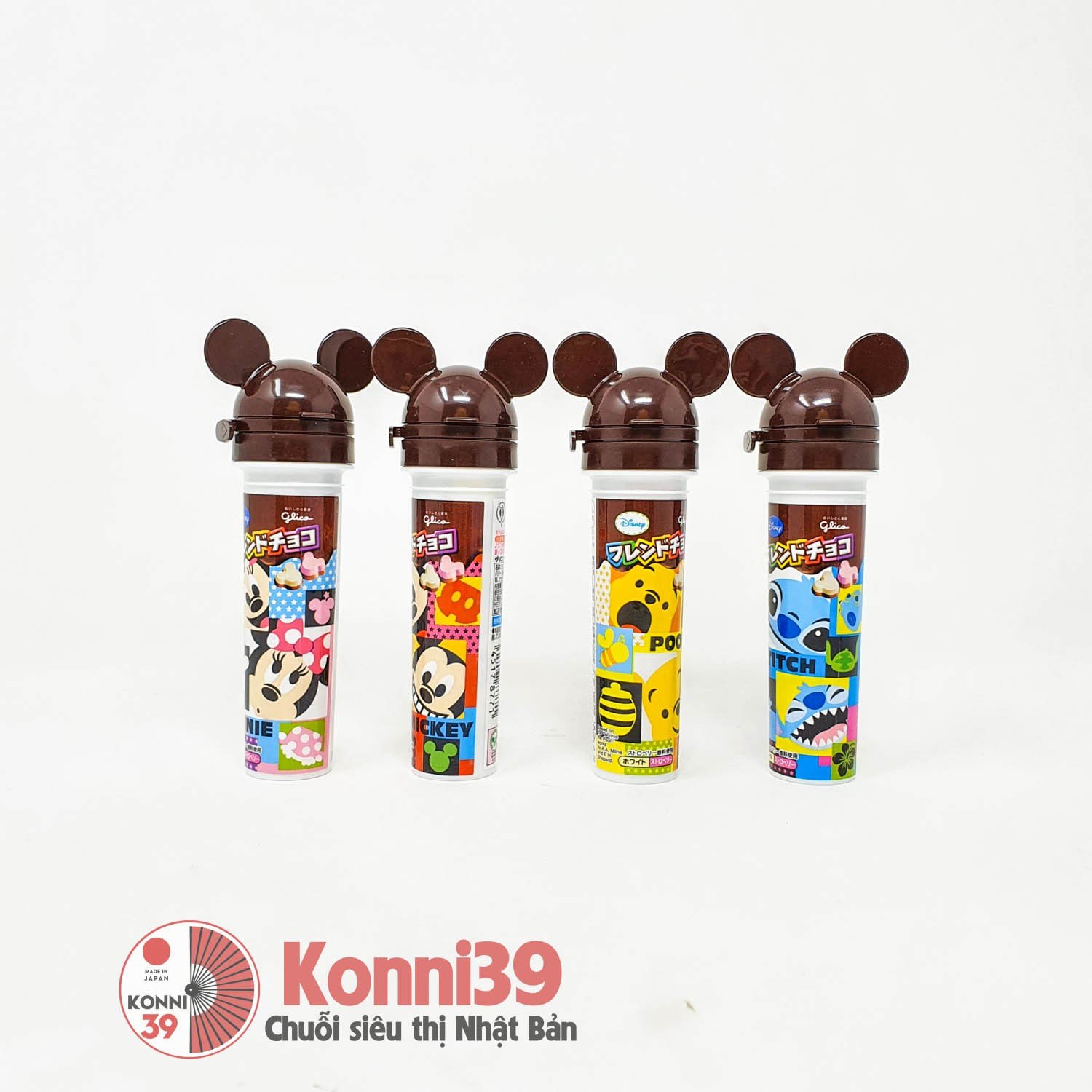 Kẹo socola Glico Friends hình Disney 17g