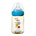 Bình sữa Pigeon cổ rộng 160ml phiên bản hoạt hình (nhiều loại) - bình nhựa