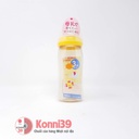 Bình sữa Pigeon cổ rộng 160ml phiên bản hoạt hình (nhiều loại) - bình nhựa