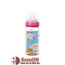 Bình sữa Pigeon cổ rộng 240ml phiên bản hoạt hình (nhiều loại) - bình nhựa