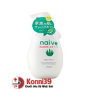 Sữa tắm Kracie Naive dưỡng ẩm chai 530ml (3 mùi)