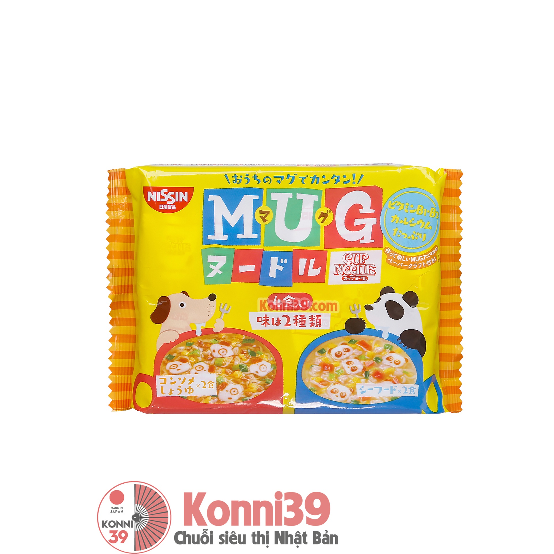 Mì MUG cho trẻ em (2 loại)