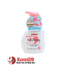 Sữa tắm gội cho bé Pigeon Baby Soap tạo bọt 500ml (3 màu)