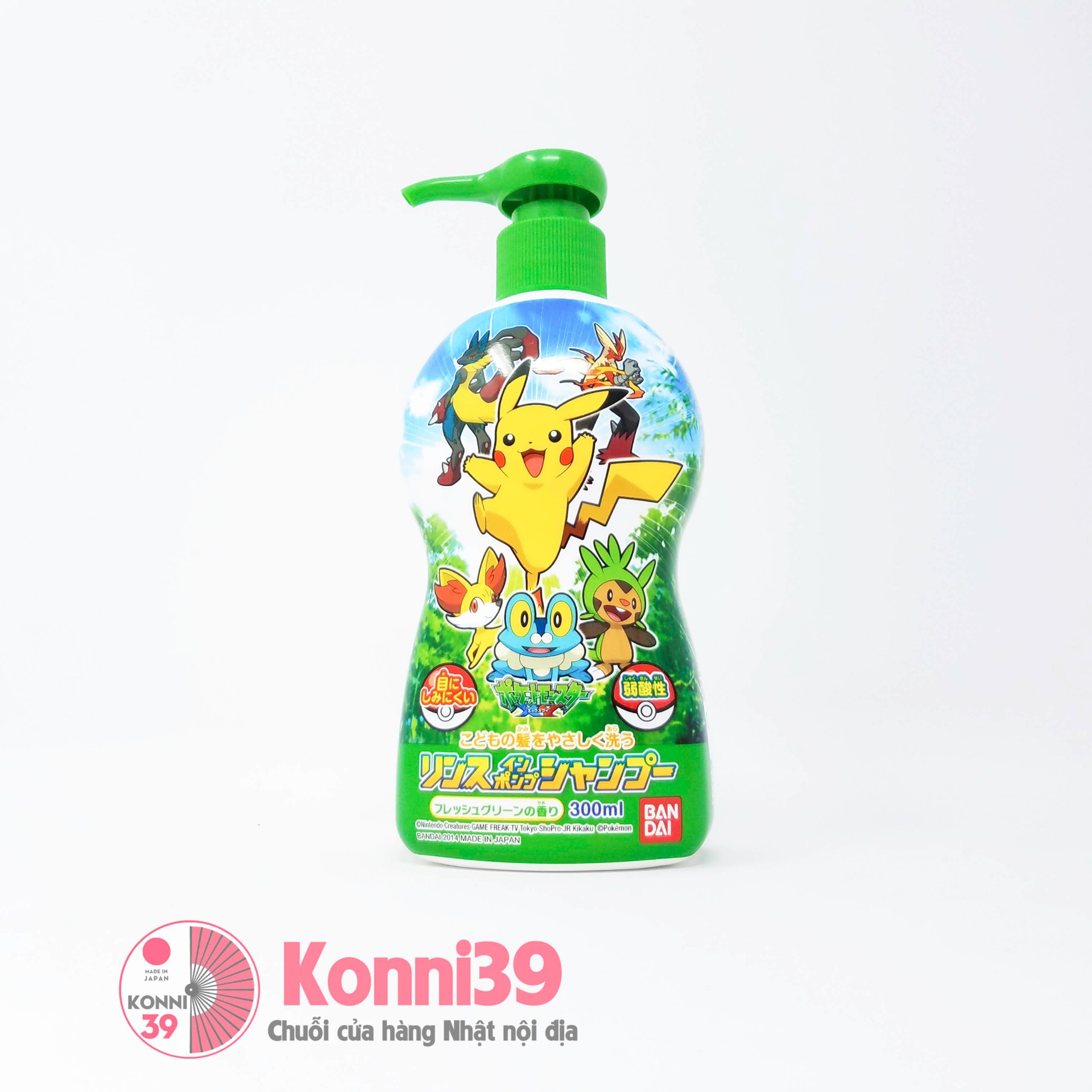 Dầu gội xả cho bé Bandai 300ml các loại (7 loại)