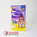 Miếng dán chân thải độc cơ thể Kinomegumi Ashi Rira detox foot patch 2 miếng - Oải hương