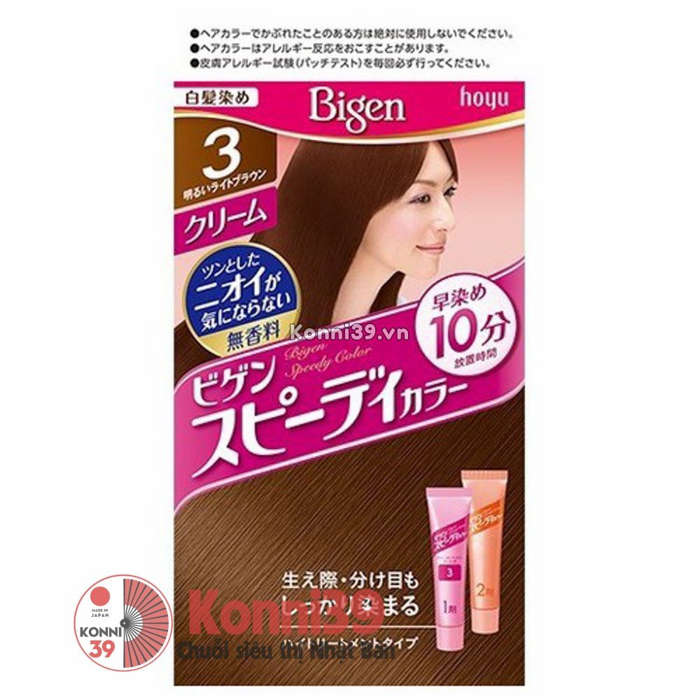 Nhuộm tóc Hoyu Bigen Speedy Color Cream - Màu 05 nâu